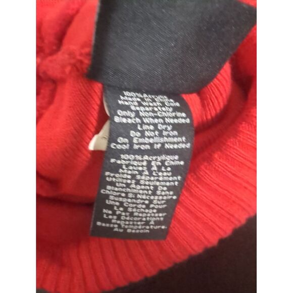 Fanatics Adult One‎ Size Beanie NHL Chicago Blackhawks White Stripe Pom Knit Hat - Picture 5 of 6